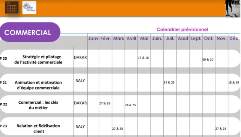 ISM Dakar Exec - Agenda ISM Dakar Exec - Agenda